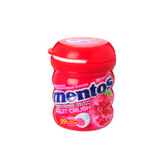 Mentos kauwgom Botella Fruit Crush Fresa 28 unidades