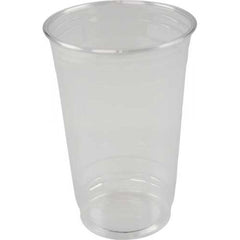 Depa 12 plastic bekers doorzichtig