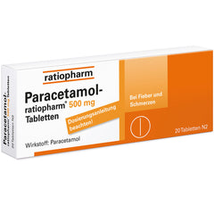 Paracetamol 500 mg 20 tabletten