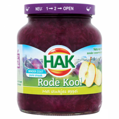 HAK rode kool met stukjes appel 355 g