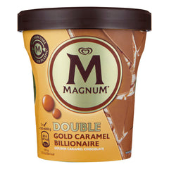Magnum pint double gold caramel billionaire ijs 440ml