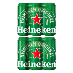 2x Heineken six-pack 0,5L