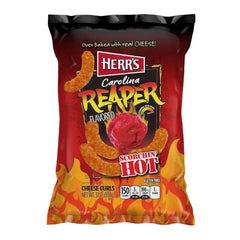 Herr’s Carolina reaper cheese Curls 113 Gram