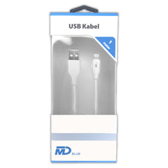 Md blue Iphone cable 1M fast charge oplader