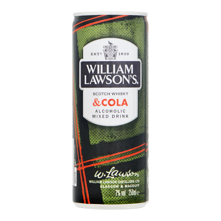William Lawson's scotch whisky en cola 250 ml