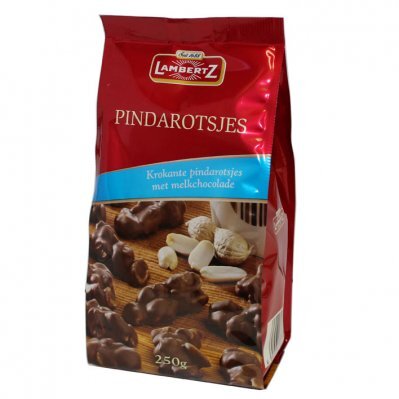 Lambertz Pindarotsjes melkchocolade 250 g
