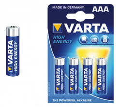 Varta AAA batterij 4 stuks