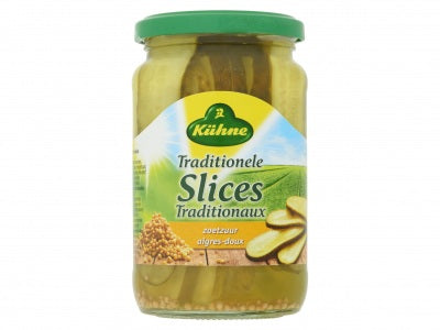 Kühne Augurken Plakjes Sandwich Slices 330 g