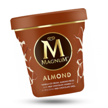 Magnum pint almond ijs 440ml