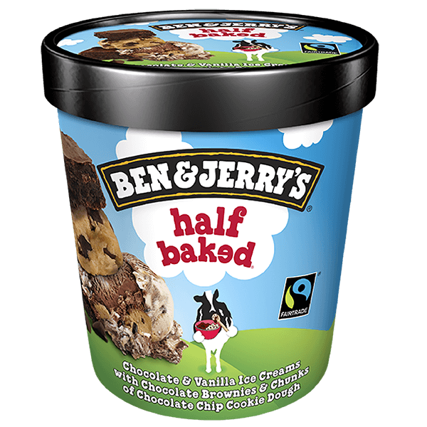 Ben & Jerry's Half Baked Ice Cream 465 ml
