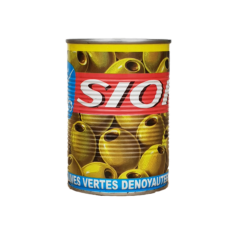Siof groene olijven sin hueso 400 g