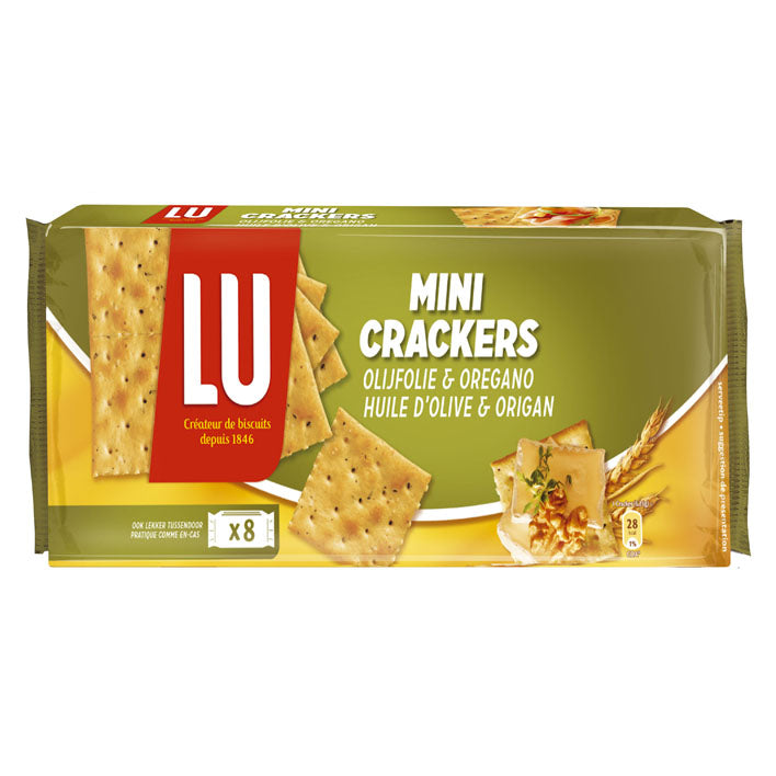 LU mini crackers olijf &amp; oregano 250 g