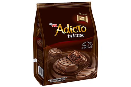 Eti adicto intense cream filled cake 144 g