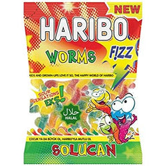 Haribo fizz worms 80 g