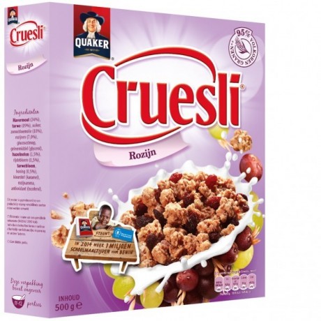 Quaker Cruesli Raisin 500 g