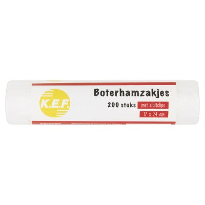 K.E.F. boterhamzakjes 200 stuks