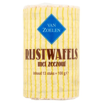 Rijstwafels met zeezout