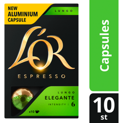 Café L'or Espresso Elegante Lungo 6 10 stuks