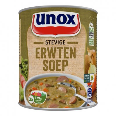 Unox stevige erwtensoep 800 ml