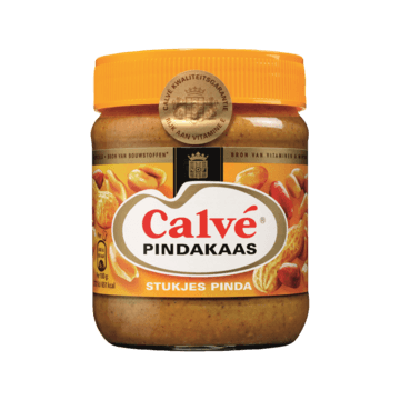 Calvé Pindakaas stukjes pinda 350 g
