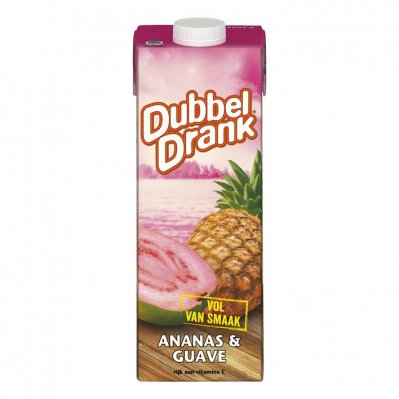 Dubbeldrank vruchtensap ananas-guave 1L