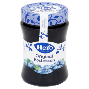 Hero bosbessen jam 340 g