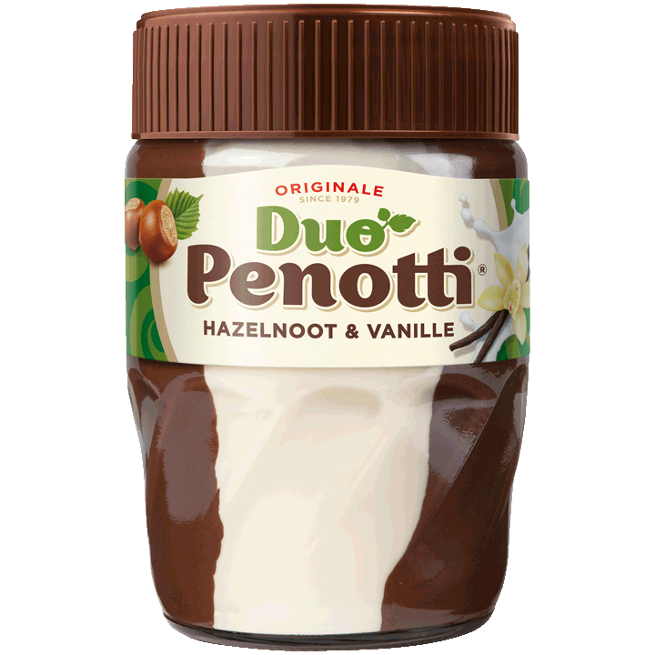 Duo penotti hazelnoot&amp;vanille pasta pot 400 g