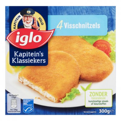 Iglo Food & Visschnitzels 4 stuks