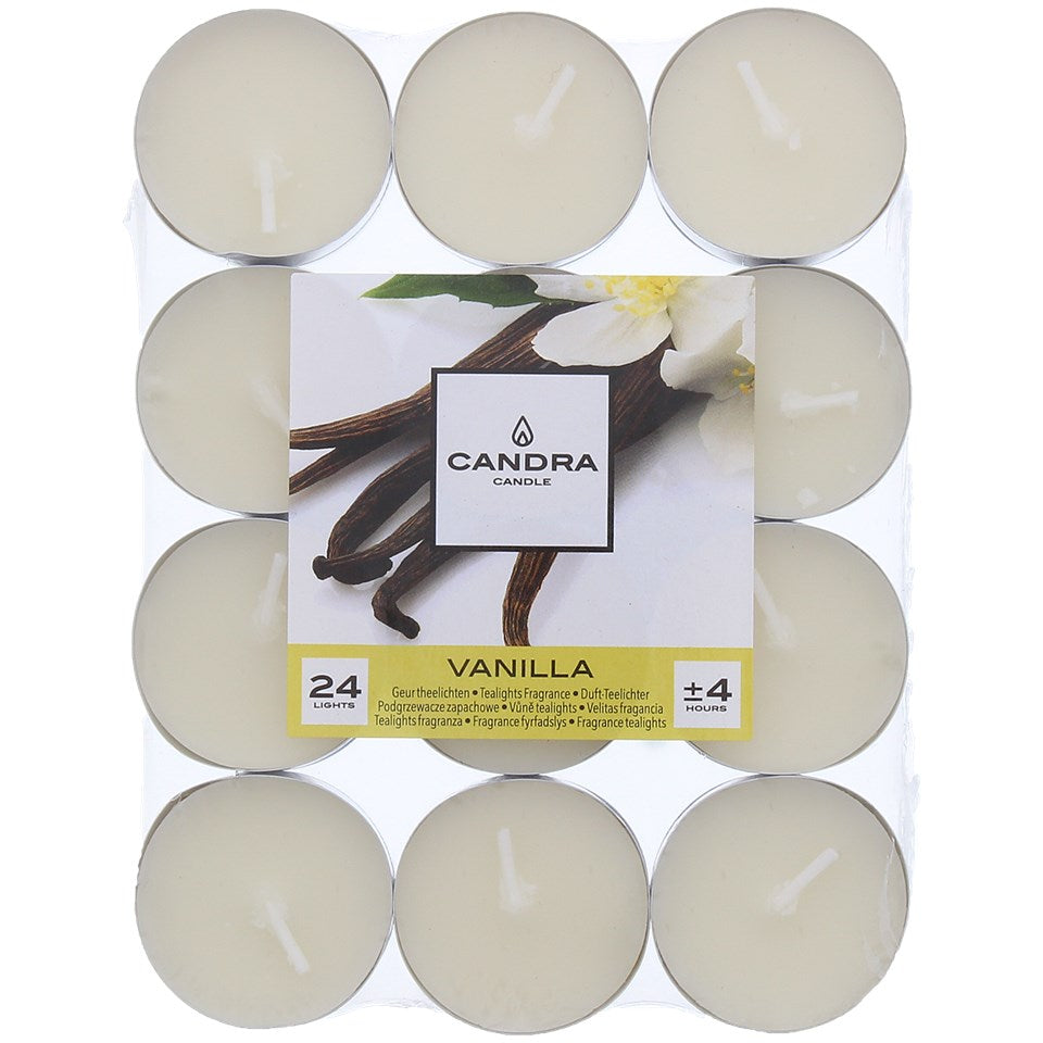 CandraTheelichtjes Vanille 24 stuks