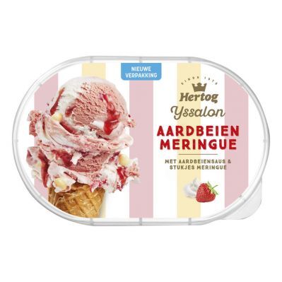 Hertog Aardbeien Meringue 900 ml