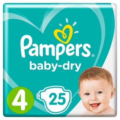 Pampers Baby-dry 5+ 25 stuks