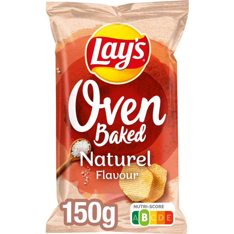 Lays oven baked naturel chips 150gr