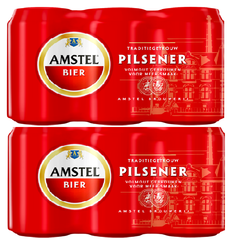 2x Amstel six-pack 0,33l