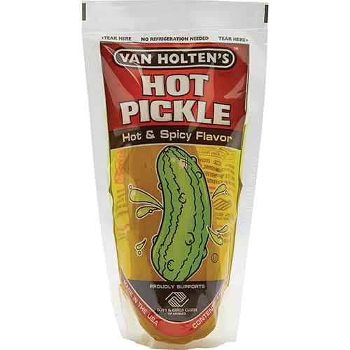 Van Holten S Jumbo Pickle in A Pouch Hot &amp; Spicy