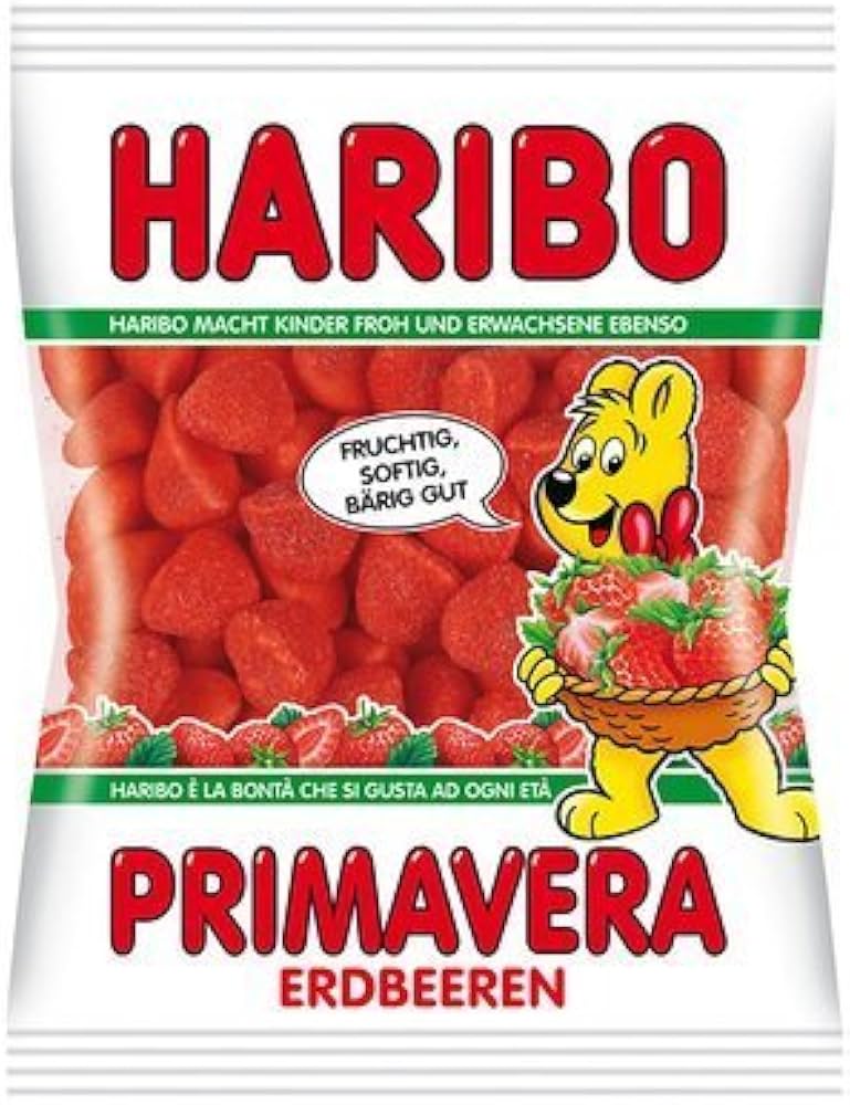 Haribo strawberries 75gr