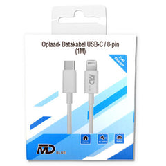 Md blue type C naar iphone oplader 1M