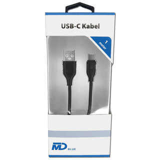 Md blue Type-C cable fast charge oplader 1M